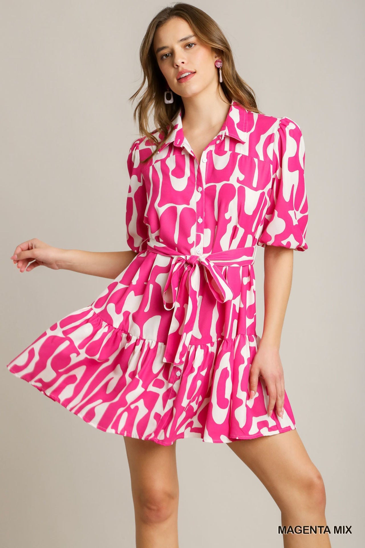 UMGEE Dress w/Tie Belt