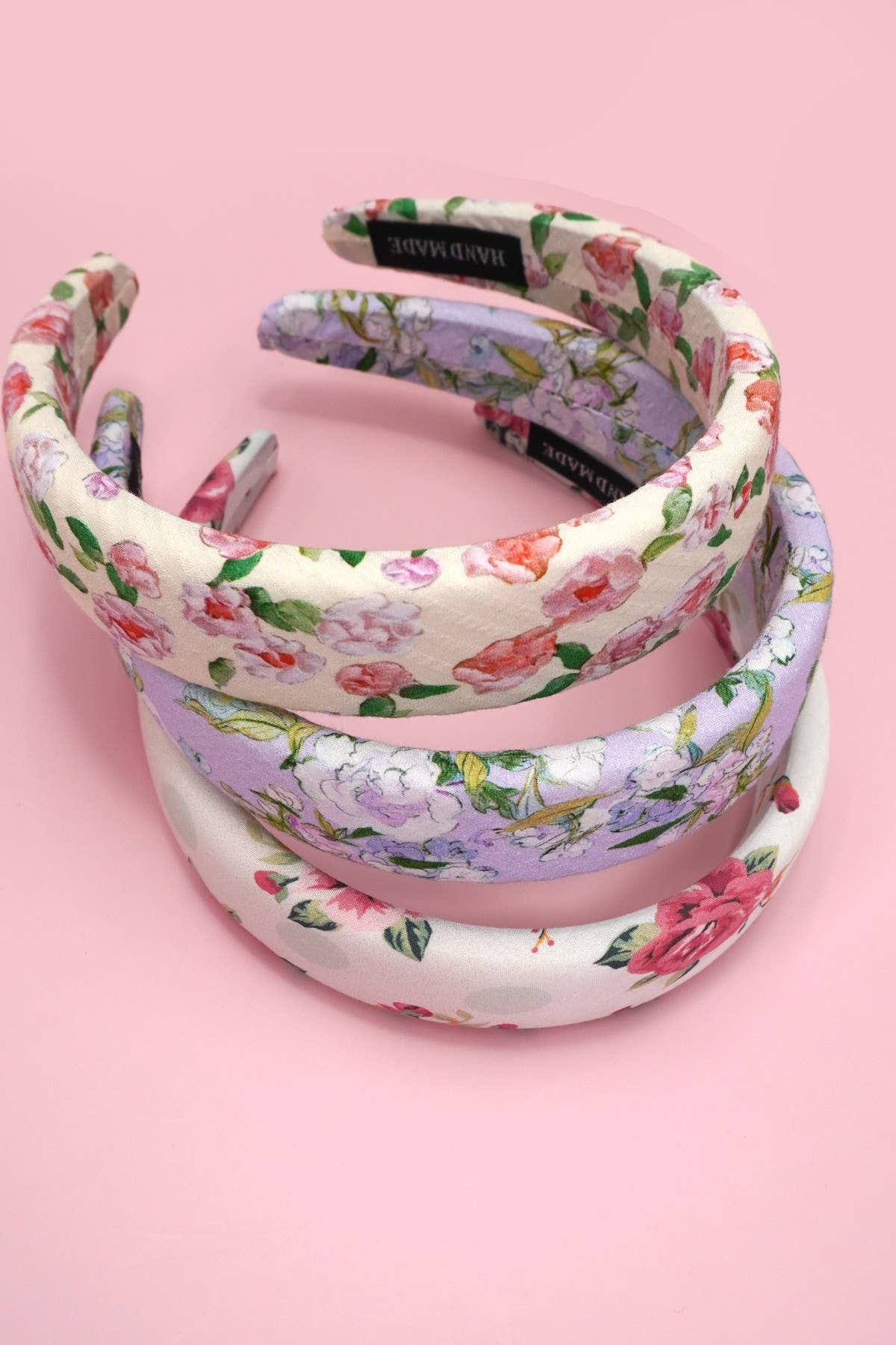 JOSSLYN by wall to wall - TRENDING FLORAL PUFFED HEADBAND HAIR BAND | 40HB175