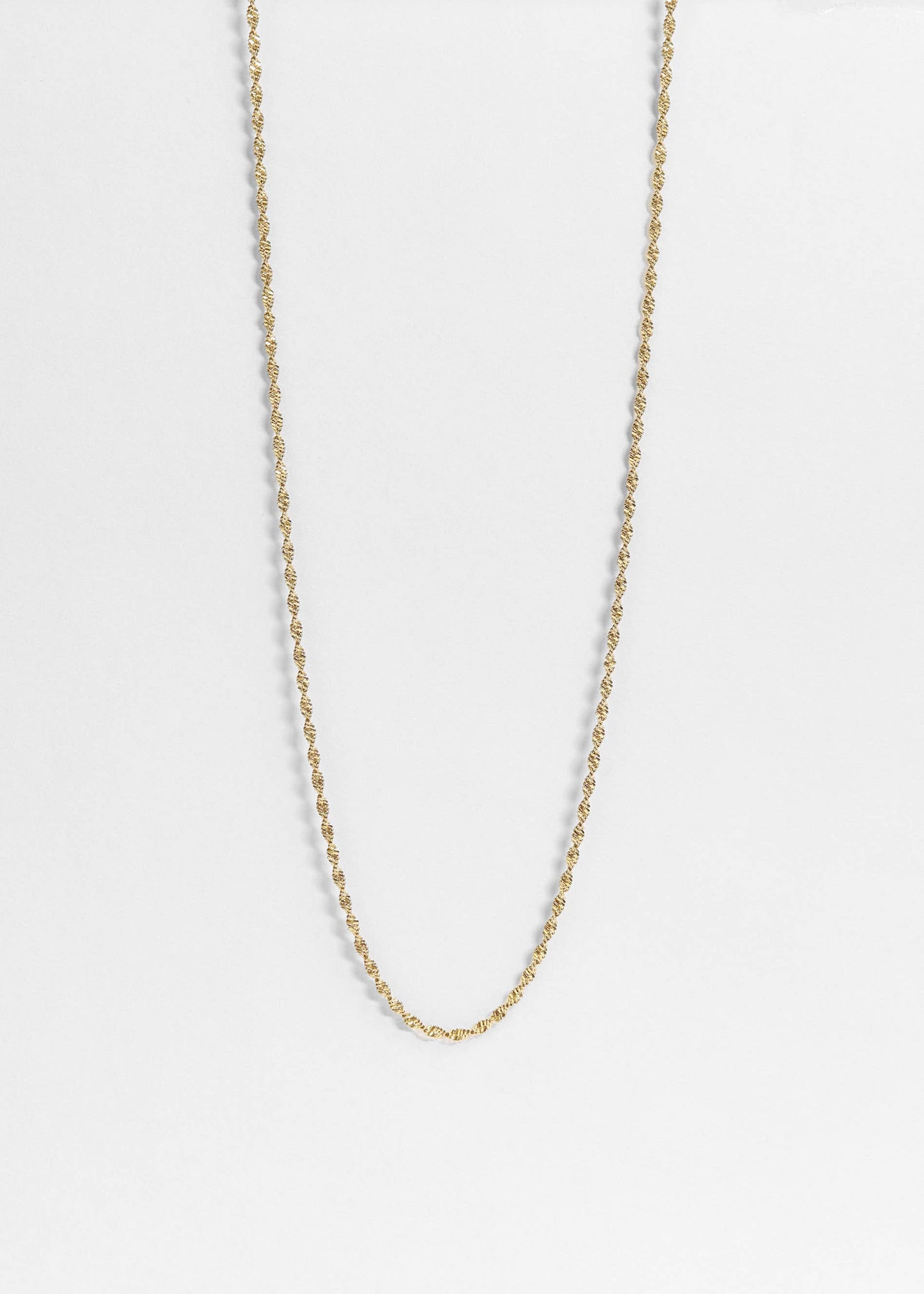 Stainless Steel Gold Singapore Dainty Chain Necklace