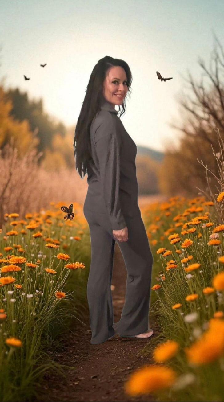Women's Solid Shirt and Pants Set