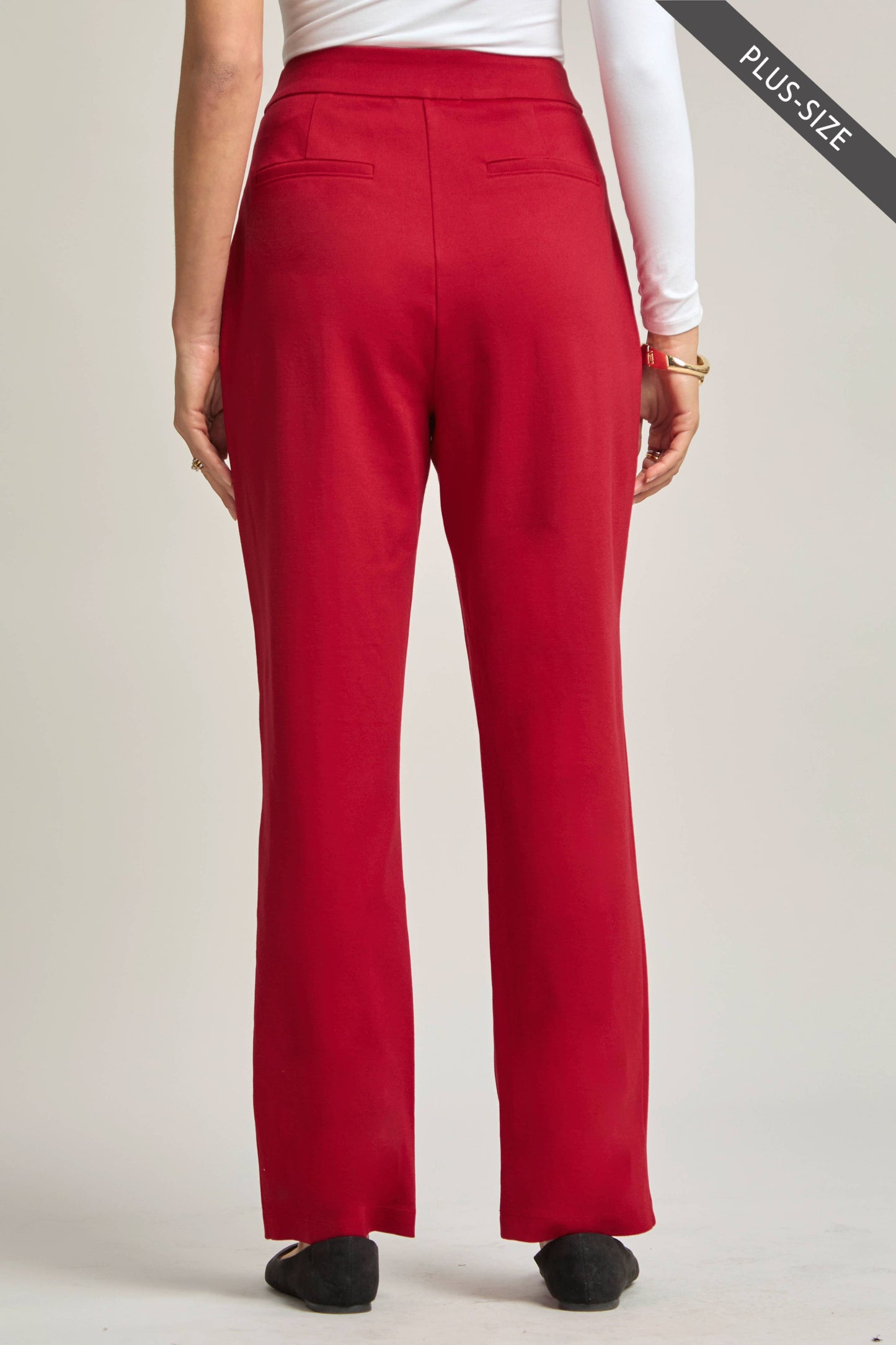 DEAR SCARLETT - PLUS SIZE Magic High-Rise Pull on Barrel Pants