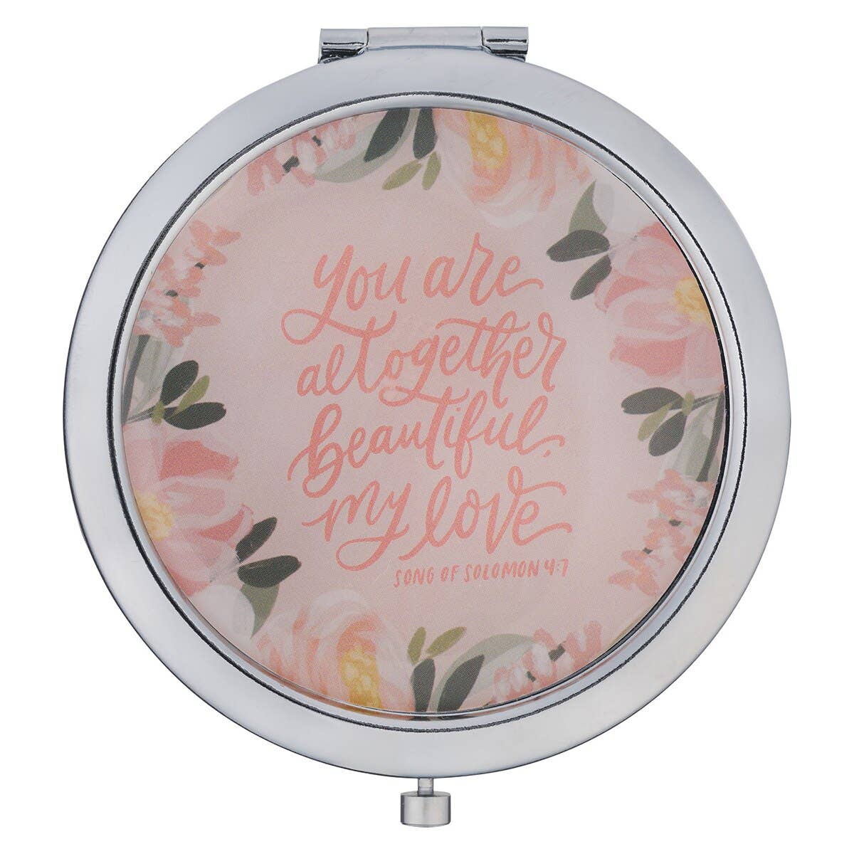 Christian Art Gifts - Mirror Compact You Are Altogether Beautiful My Love Song 4:7