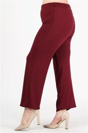 High Waist Plus Size Relaxed Fit Pants