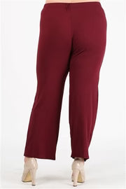 High Waist Plus Size Relaxed Fit Pants