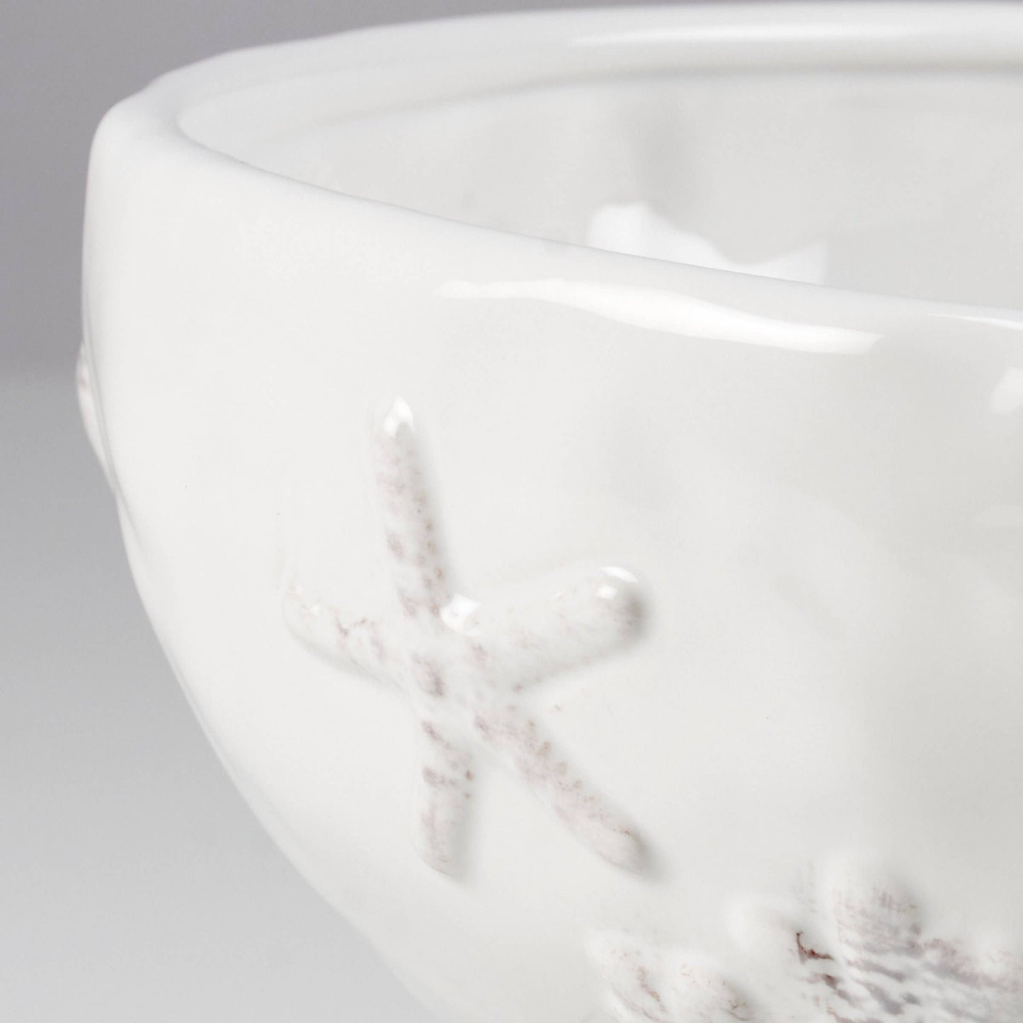 Primitives by Kathy - Embossed Beach Serving Bowl