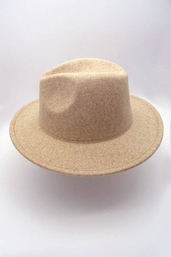 JOSSLYN by wall to wall - VINTAGE WOOL BLEND FEDORA HAT 40HW311
