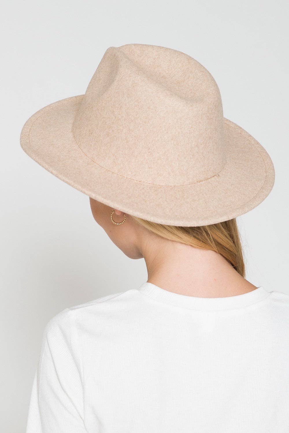 JOSSLYN by wall to wall - VINTAGE WOOL BLEND FEDORA HAT 40HW311