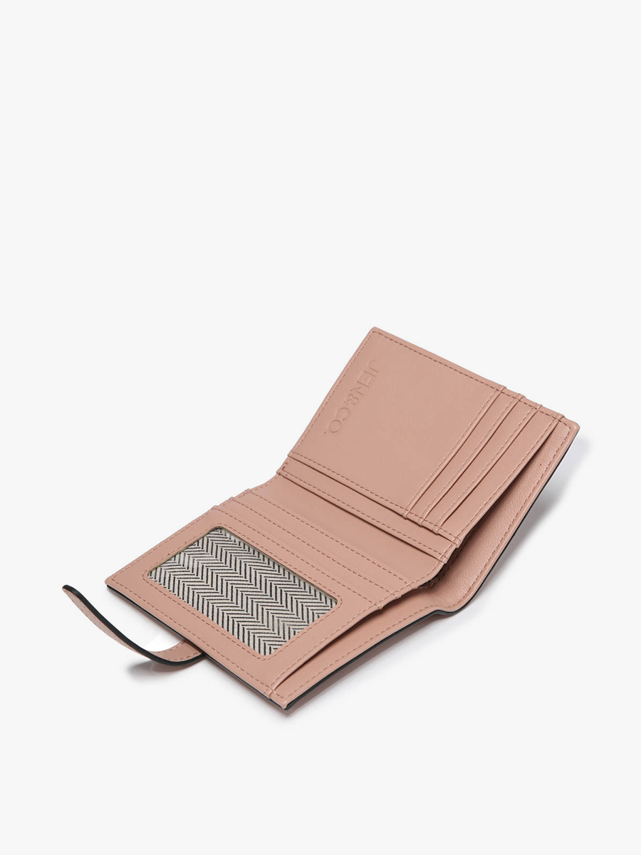 Jen & Co. - WL2066 Bessie Canvas Wallet w/ Slip Closure