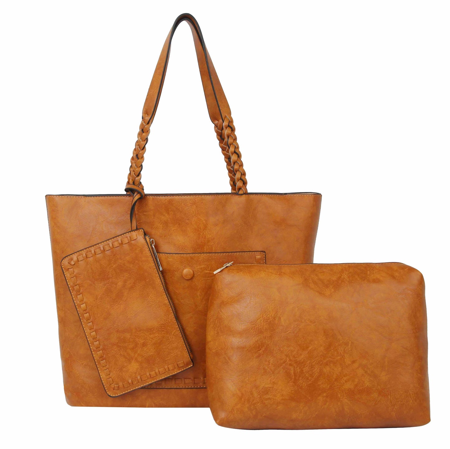 3 IN 1 BRAIDED TOTE