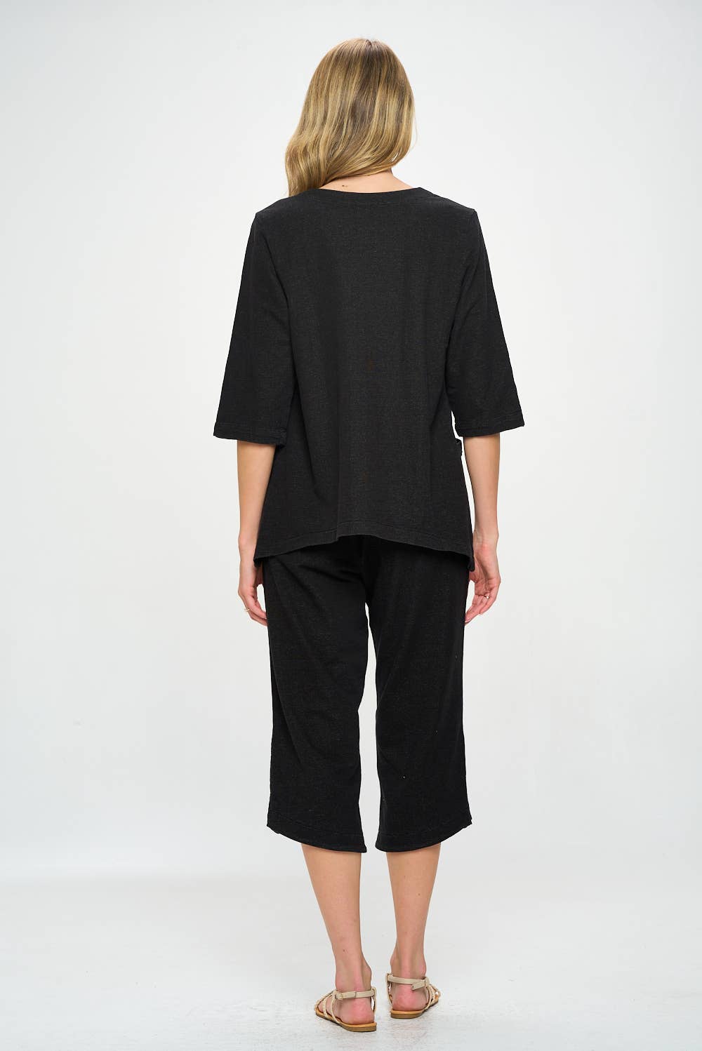 3/4 Sleeve Tunic Top -