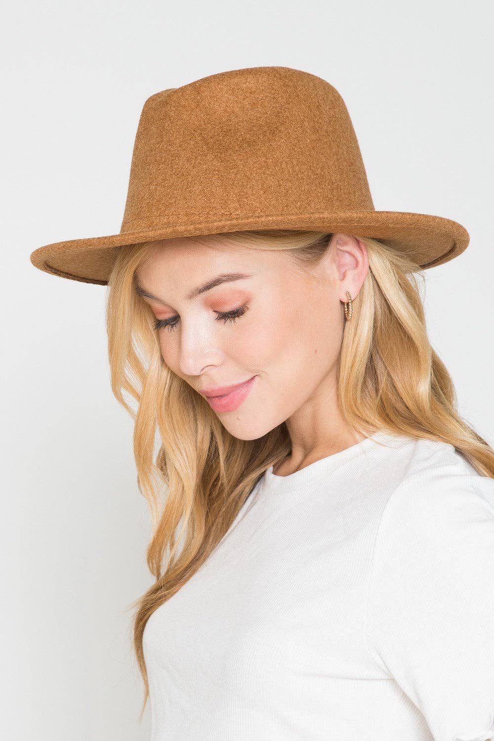 JOSSLYN by wall to wall - VINTAGE WOOL BLEND FEDORA HAT 40HW311