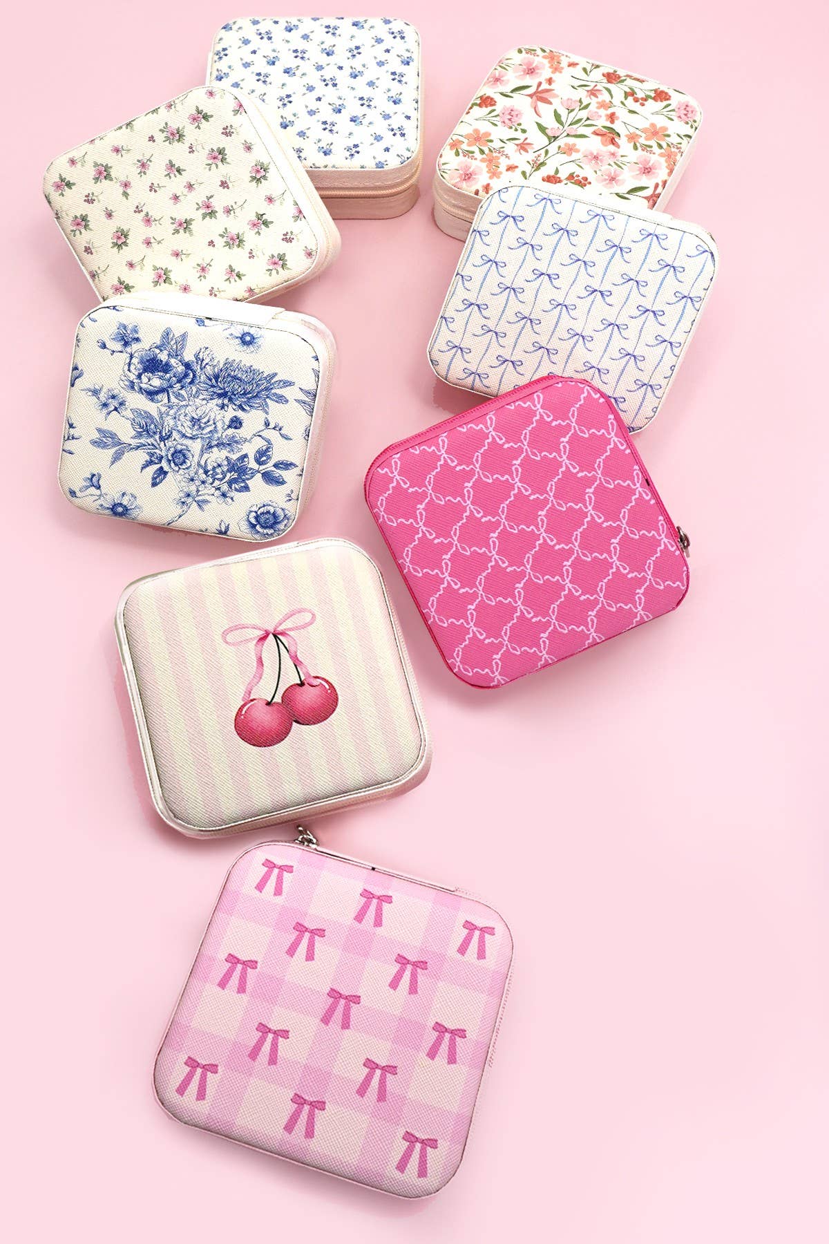 DESIGNED JEWELRY ORGANIZER TRAVEL BOX CASE | 40P566