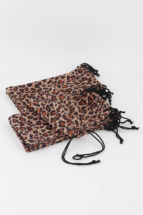 3AM BY H&D ACCESSORIES - Leopard Sunglasses Pouch Bag