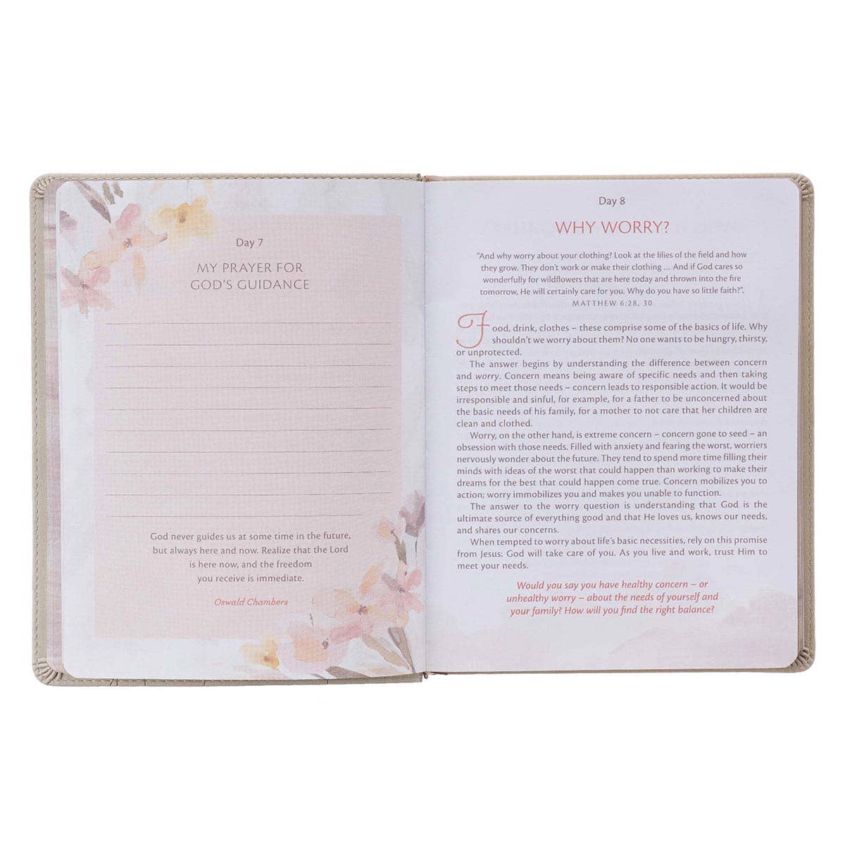 Christian Art Gifts - Devotional My Quiet Time Faux Leather