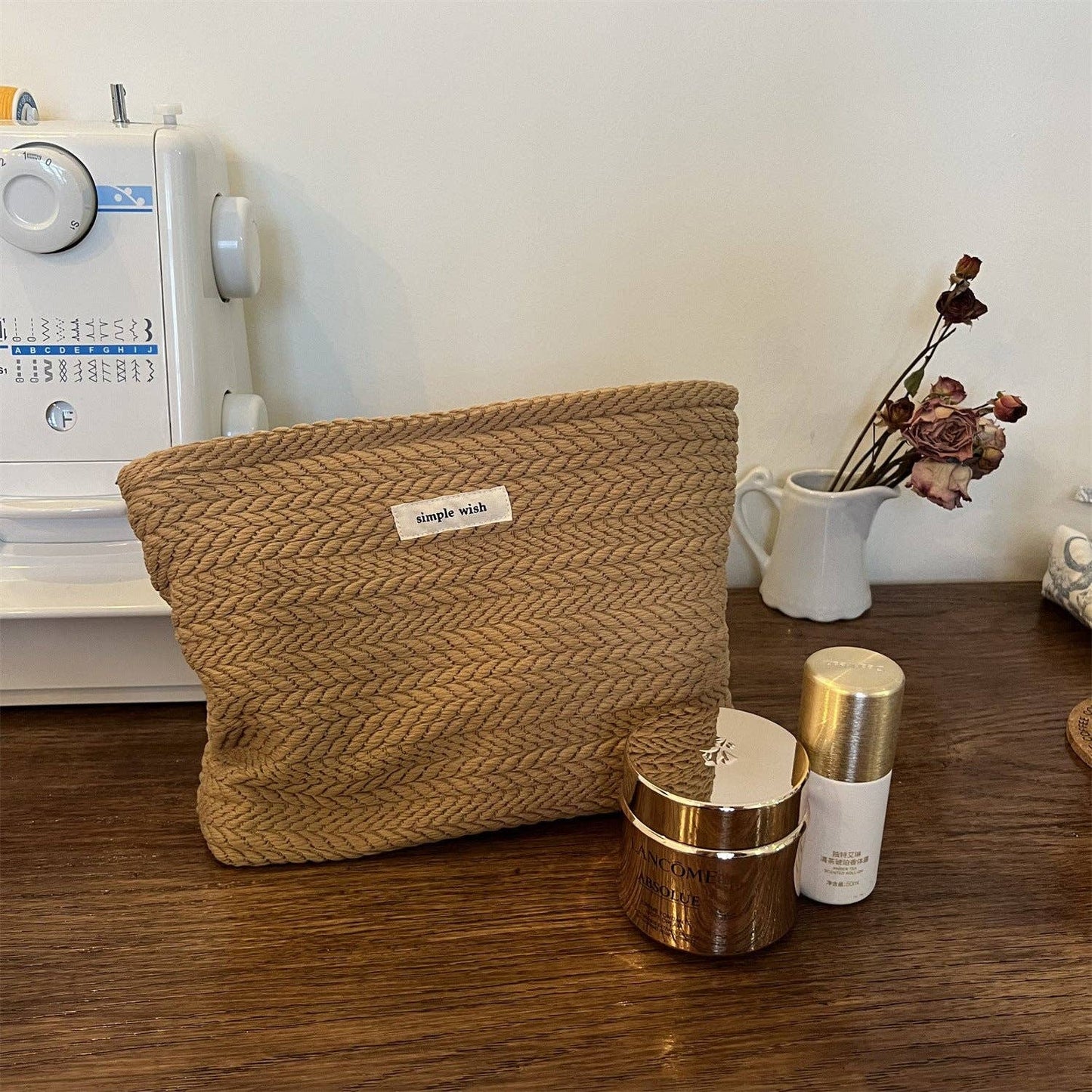 Dipped Shop - Solid Color Portable Makeup Bag DP25C598