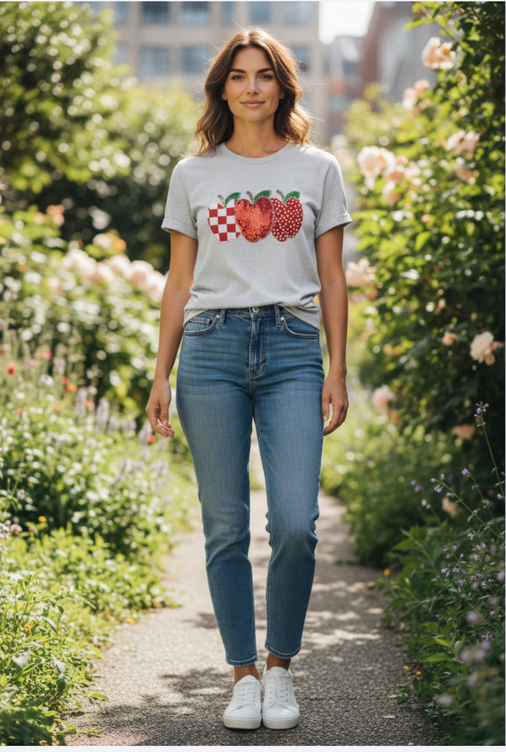 Teach Apple Short Sleeve Tee