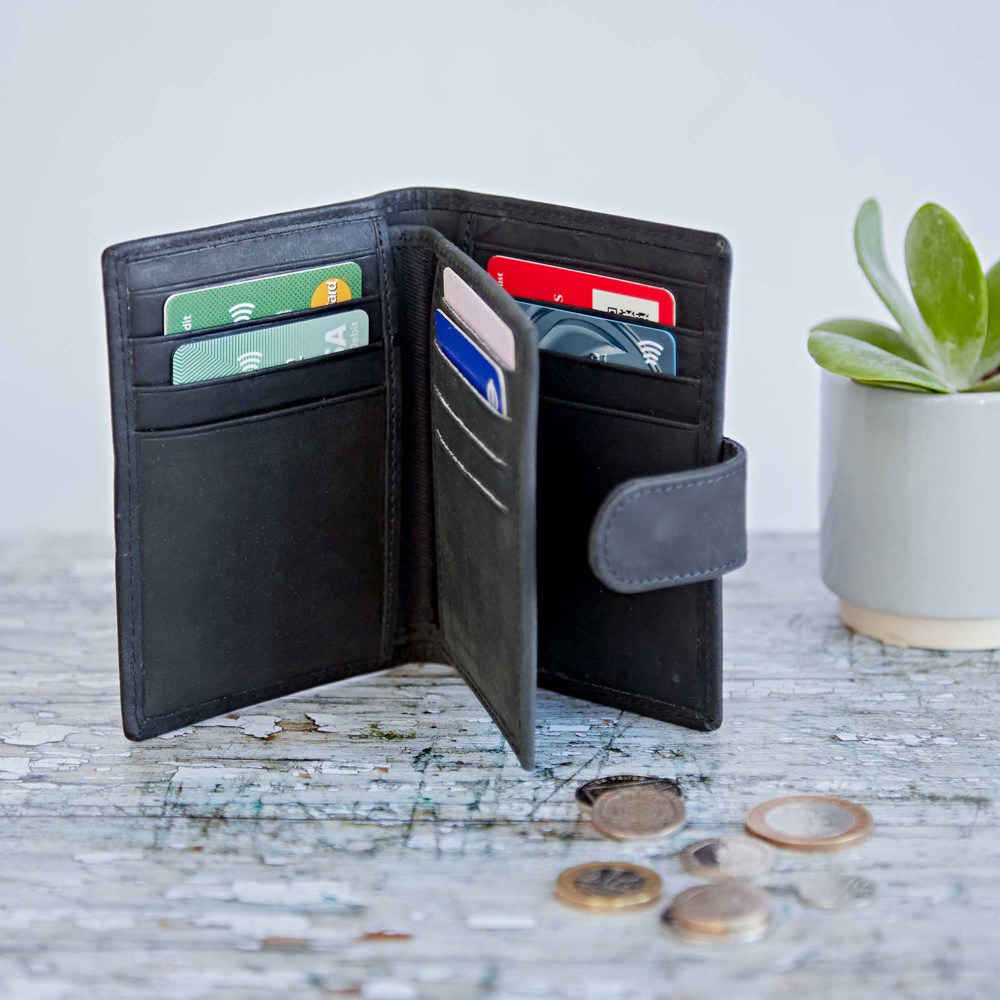 The Paper High Gift Company Limited - Buffalo Leather Handmade Credit Card Wallet