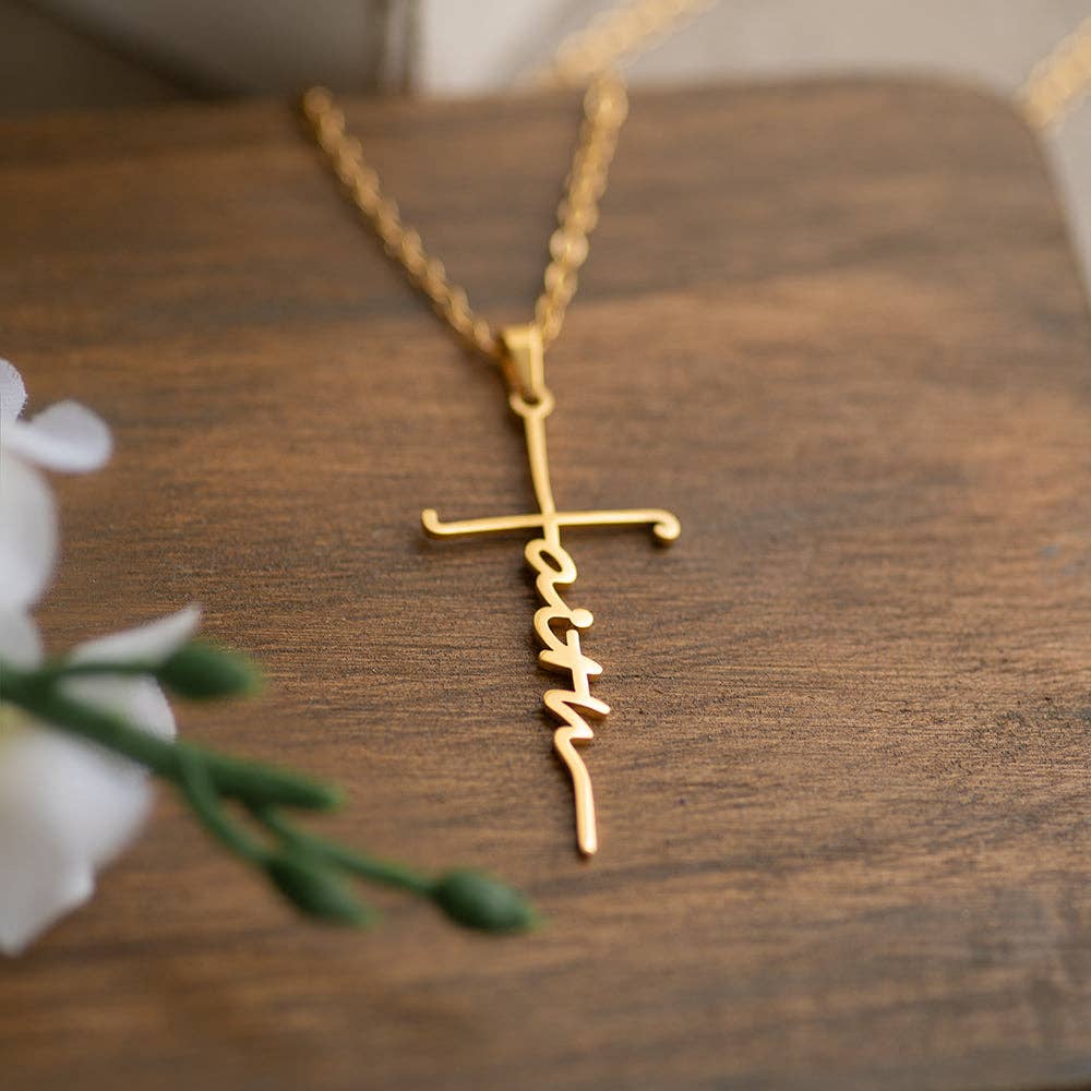 Positive Hope Designs - Faith Cross Necklace