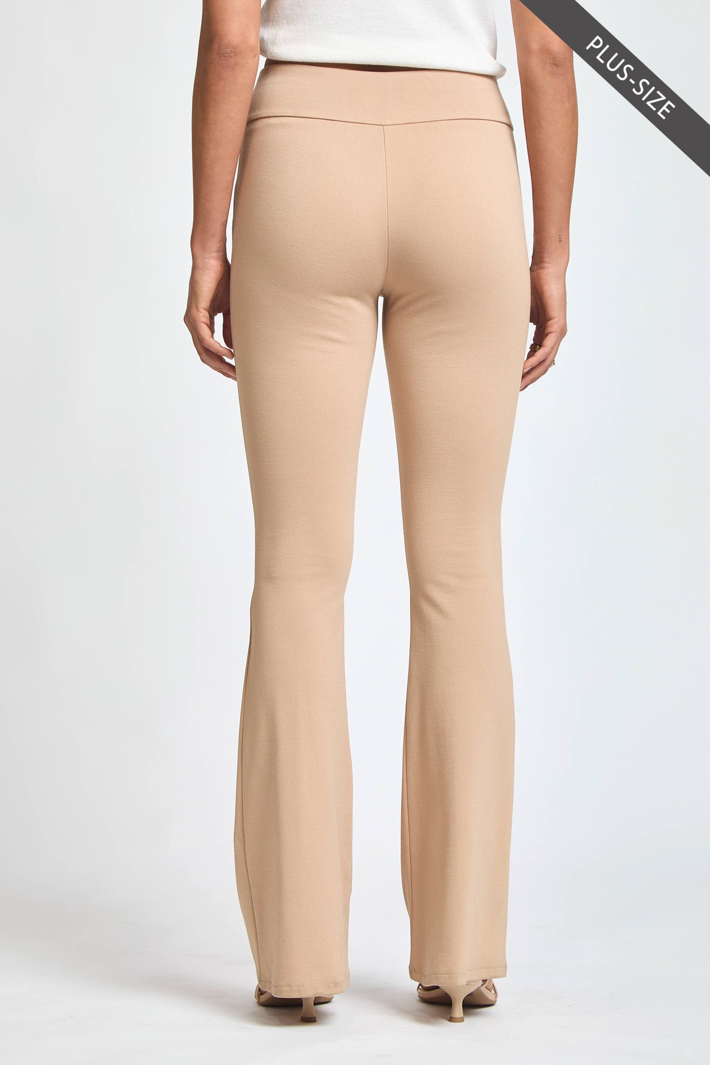 Dear Scarlett PLUS SIZE Magic High Waisted Kick Flare Pants