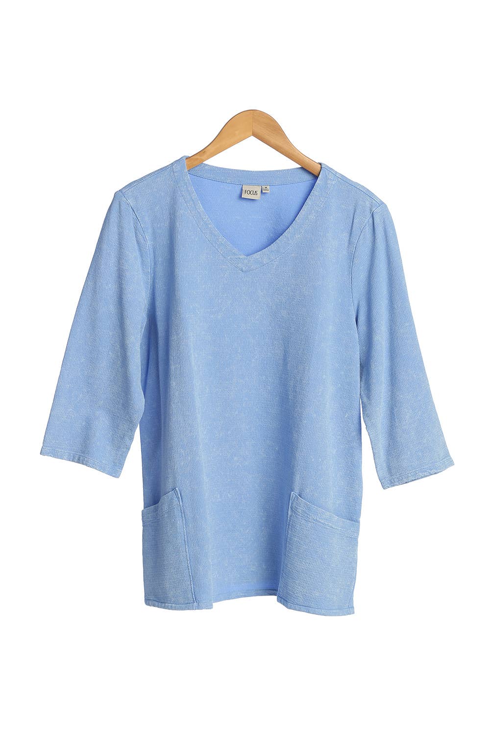 Mineral Wash Cotton Jacquard Top - Style JT107