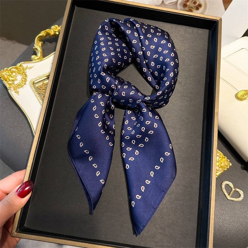 Sheer Trend - Fashion Print Square Scarf