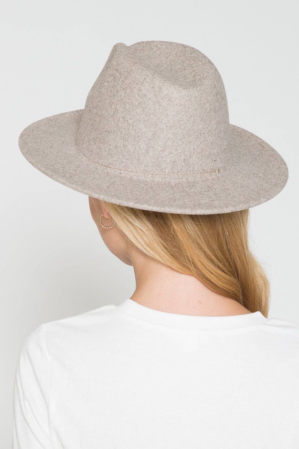 JOSSLYN by wall to wall - VINTAGE WOOL BLEND FEDORA HAT 40HW311