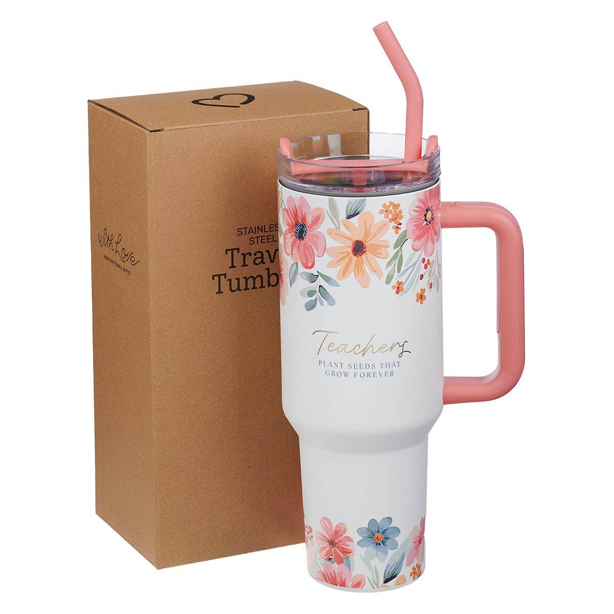 Christian Art Gifts - Tumbler SS Teachers Plant Seeds