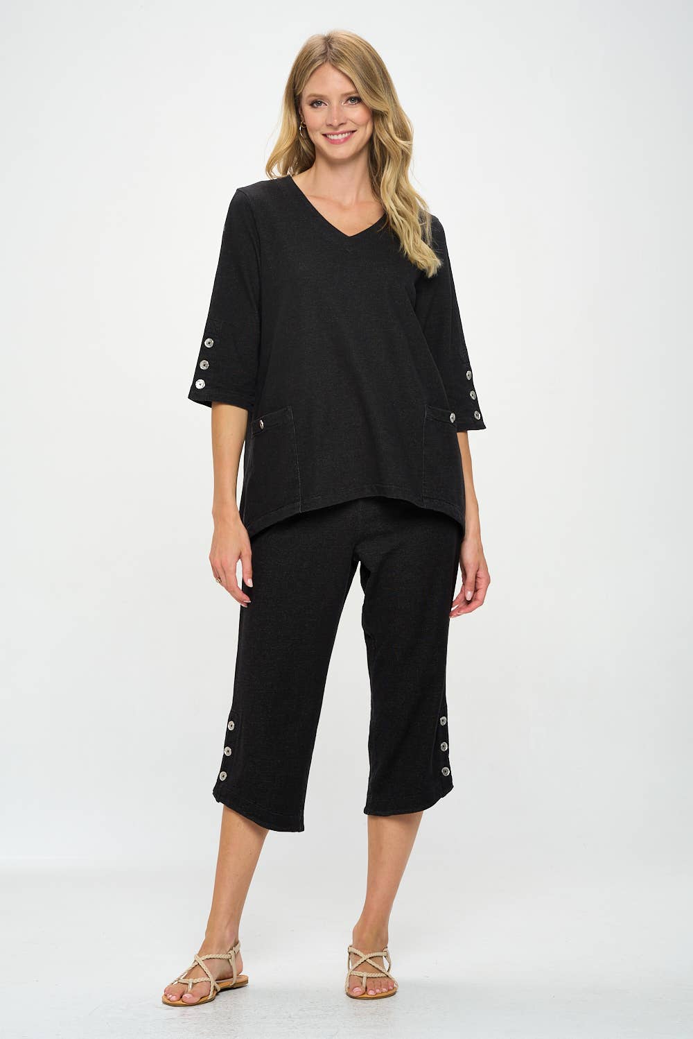 3/4 Sleeve Tunic - D210