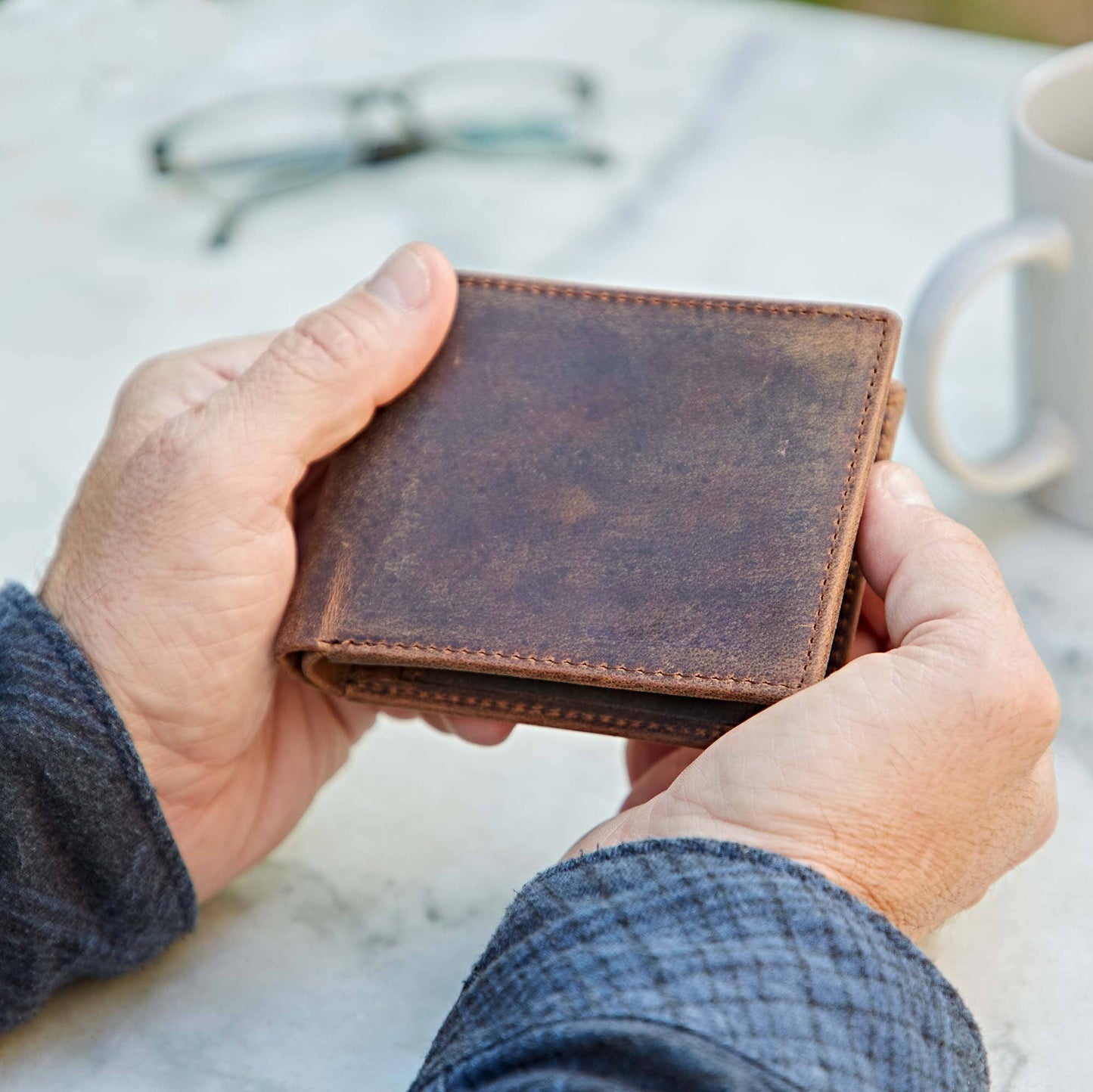 The Paper High Gift Company Limited - Handmade Buffalo Leather Wallet