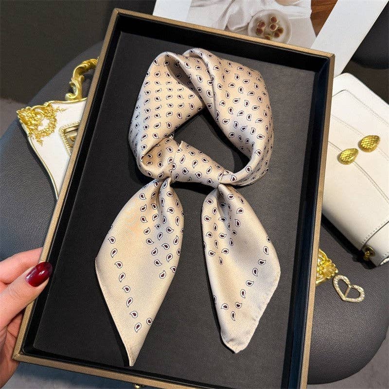 Sheer Trend - Fashion Print Square Scarf