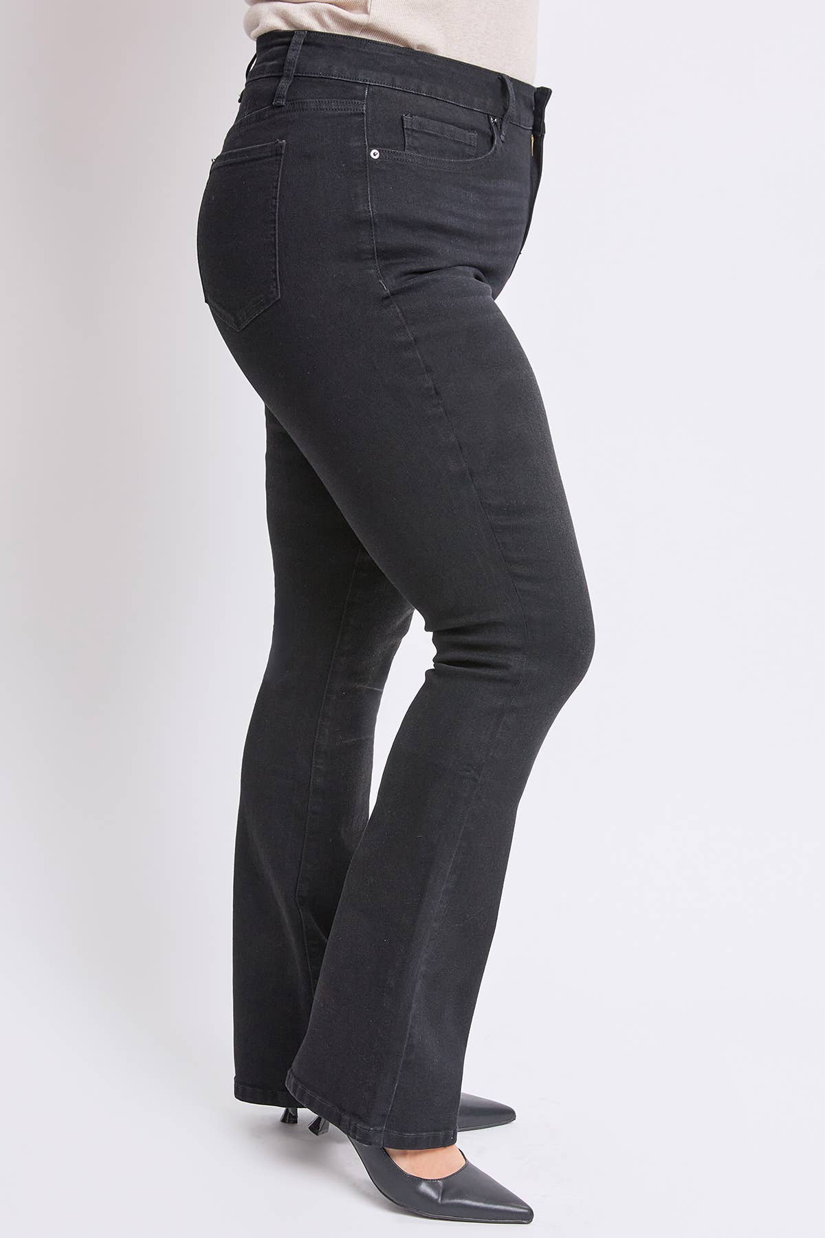 Missy Plus High Rise Slim Bootcut Jeans