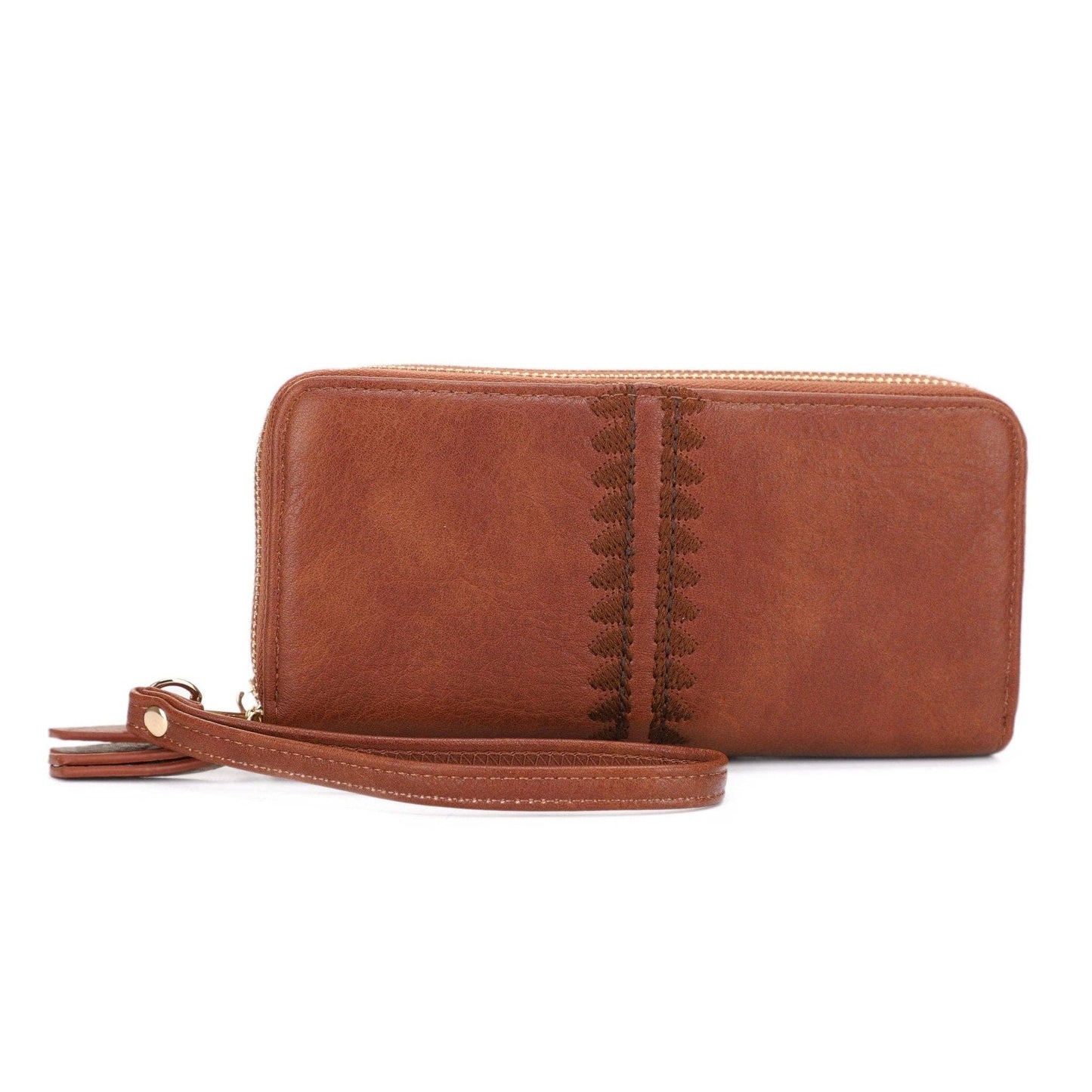 MiMi Wholesale - ES60164-6 Sherrie Double Zipper Wallet