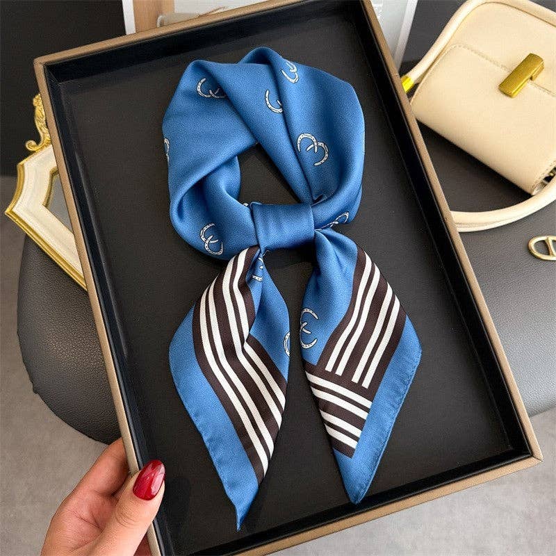 Sheer Trend - Fashion Print Square Scarf