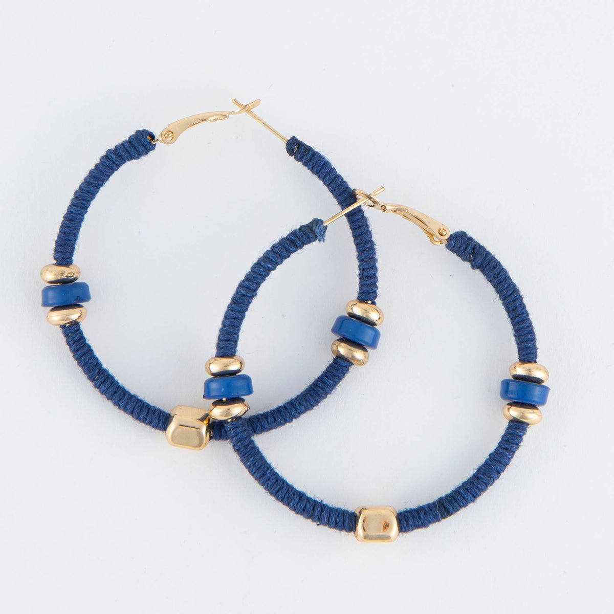 Howard's - Hoop Earrings Zephyr Corded Gold Jewelry