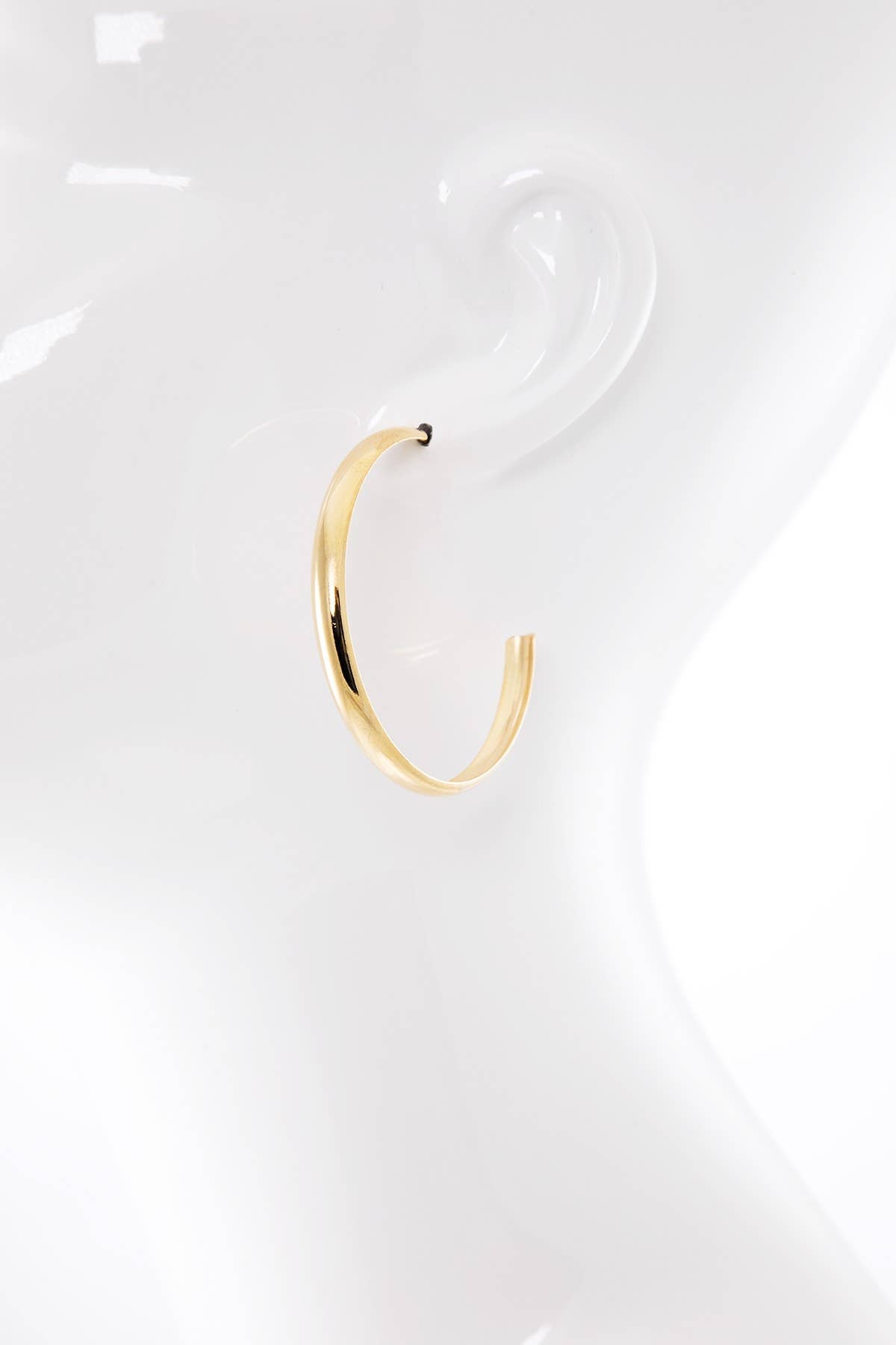 Urbanista - 18K Gold Filled Semi Hoop Earrings