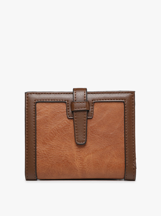 Jen & Co. - WL2066 Bessie Canvas Wallet w/ Slip Closure