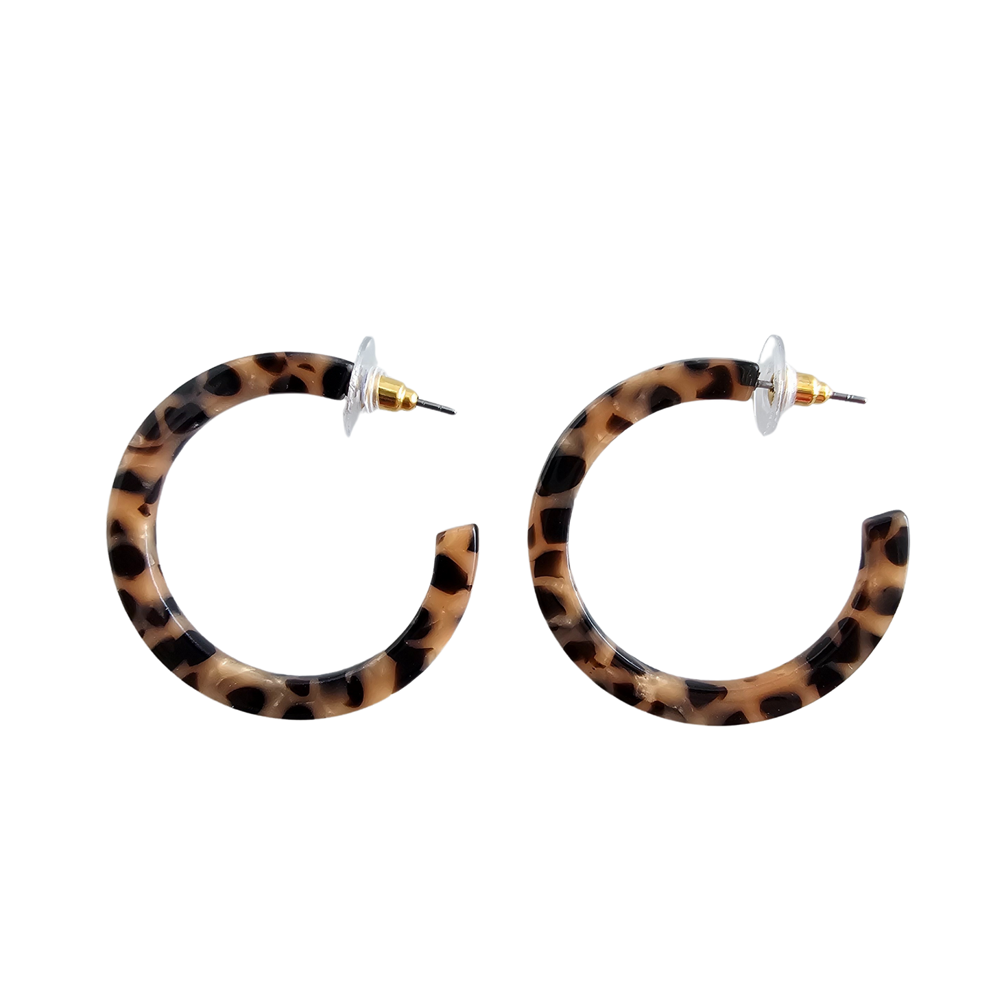 Spiffy & Splendid - Camy Hoops - Cheetah // Jewelry, Earrings, Fall