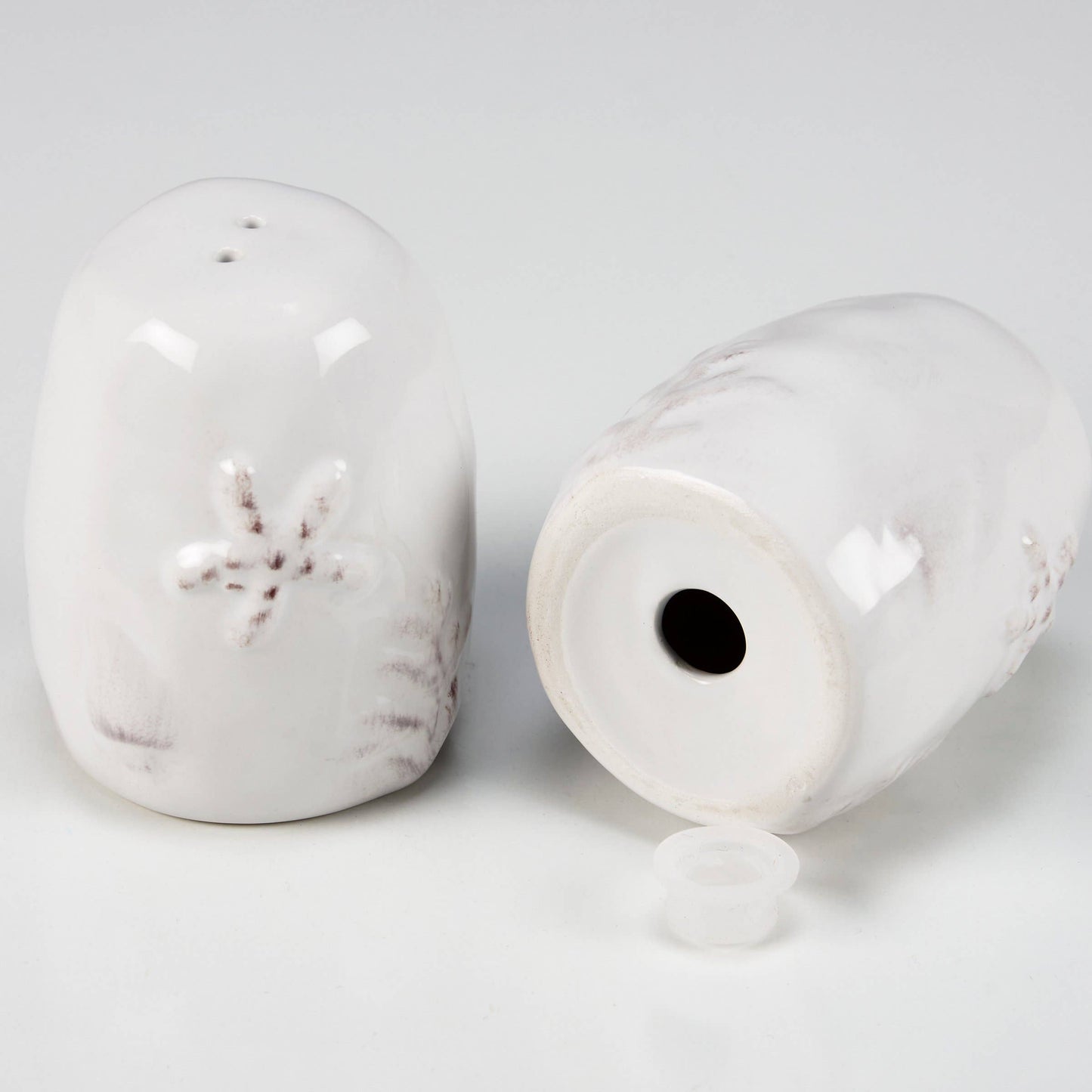 Primitives by Kathy - Embossed Beach Salt And Pepper Shakers