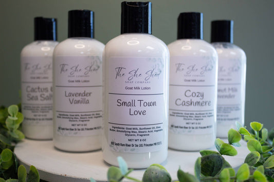 The She Shed Co - Goat Milk Lotion- Available in 2, 4 or 8 Ounces