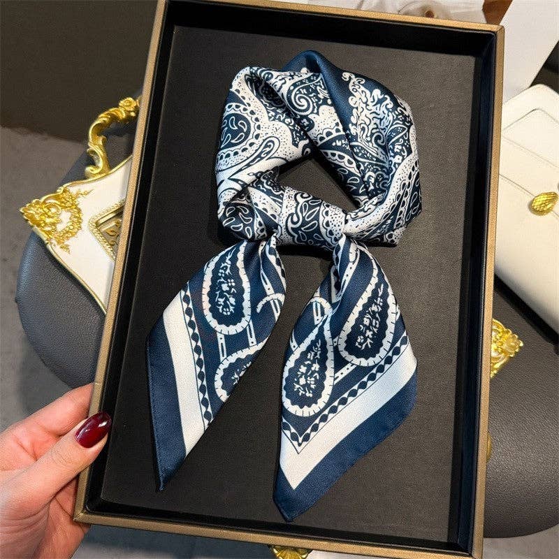 Sheer Trend - Fashion Print Square Scarf