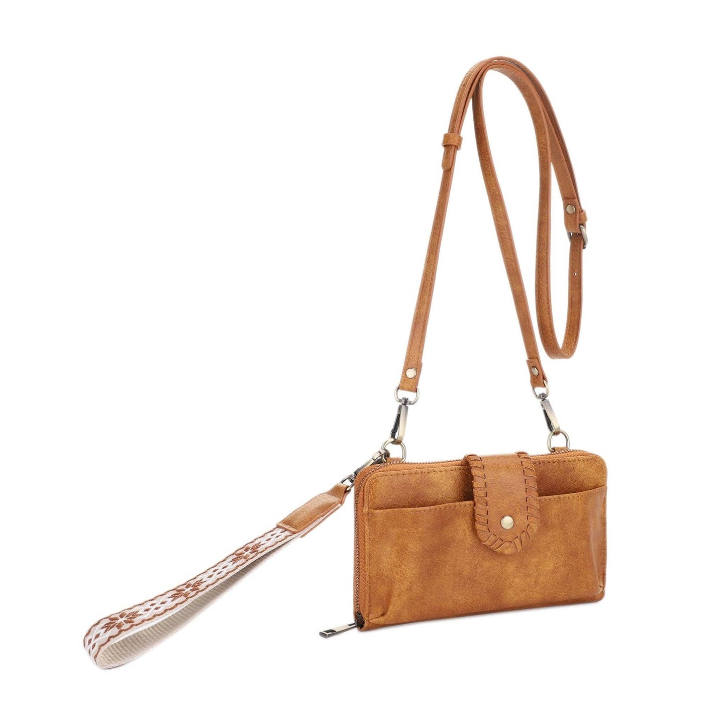 MiMi Wholesale - SV32087WW Jolie Crossbody Wallet With Boho Wrist Strap