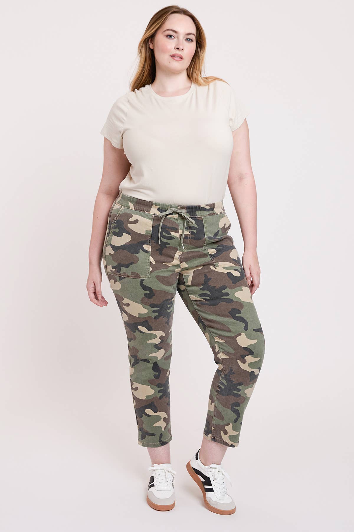 YMI - Plus High Rise Pull On Straight Leg Jogger-EP052607