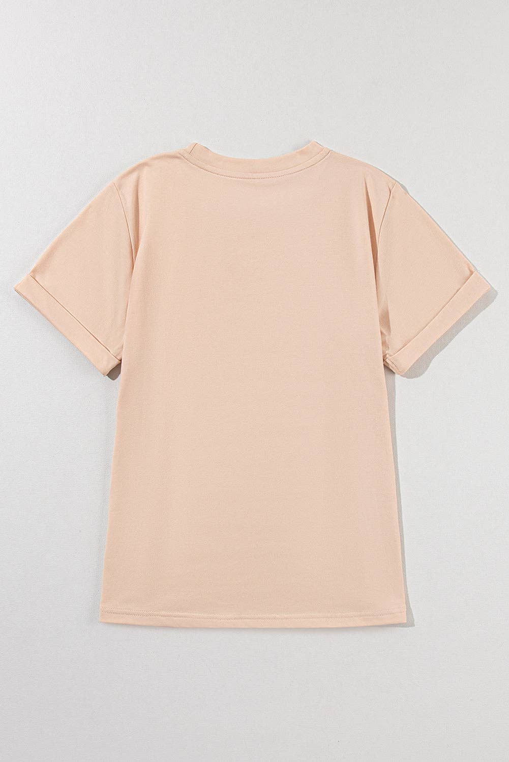 PRETTY BASH - PRETTY BASH Solid Short Sleeve Crew Neck Tee