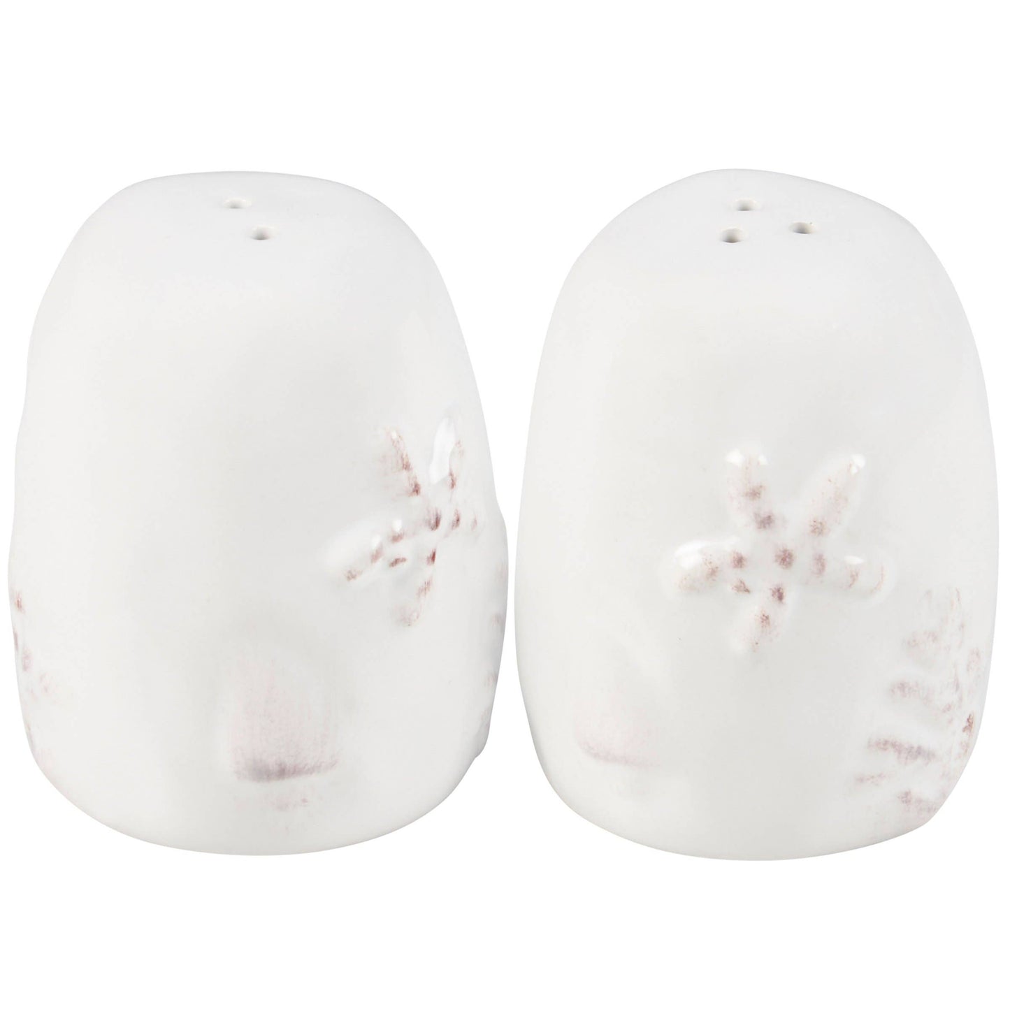 Primitives by Kathy - Embossed Beach Salt And Pepper Shakers