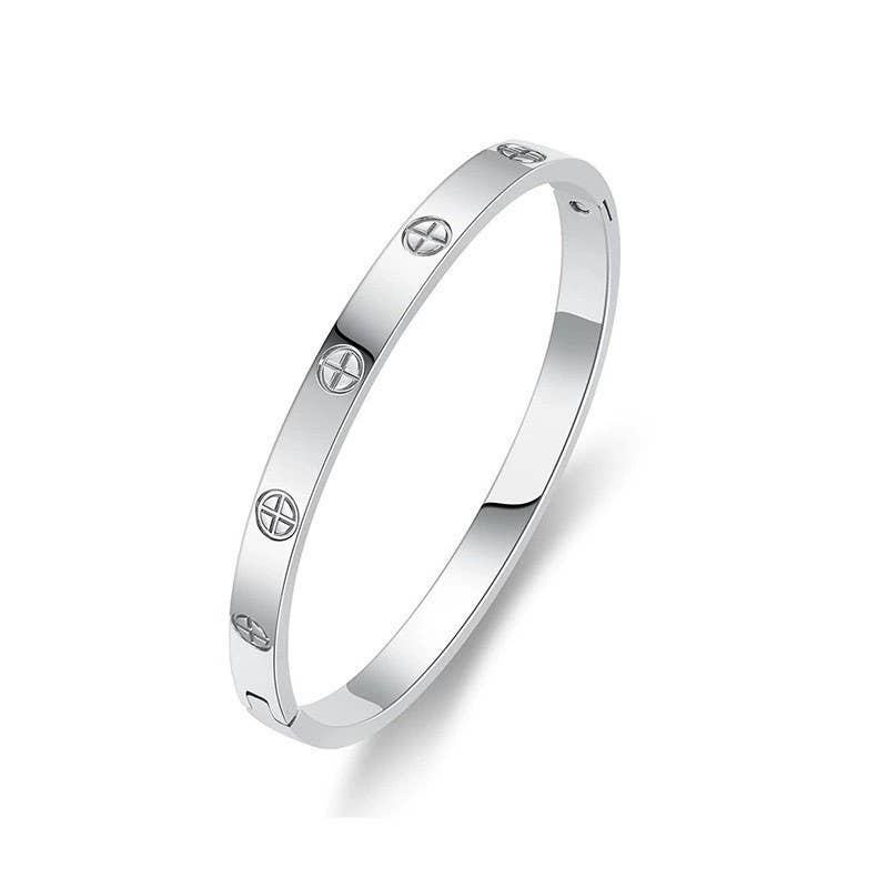 JOSSLYN by wall to wall - 18K NON-TARNISH WATERPROOF STAINLESS STEEL BANGLE | 40B5155