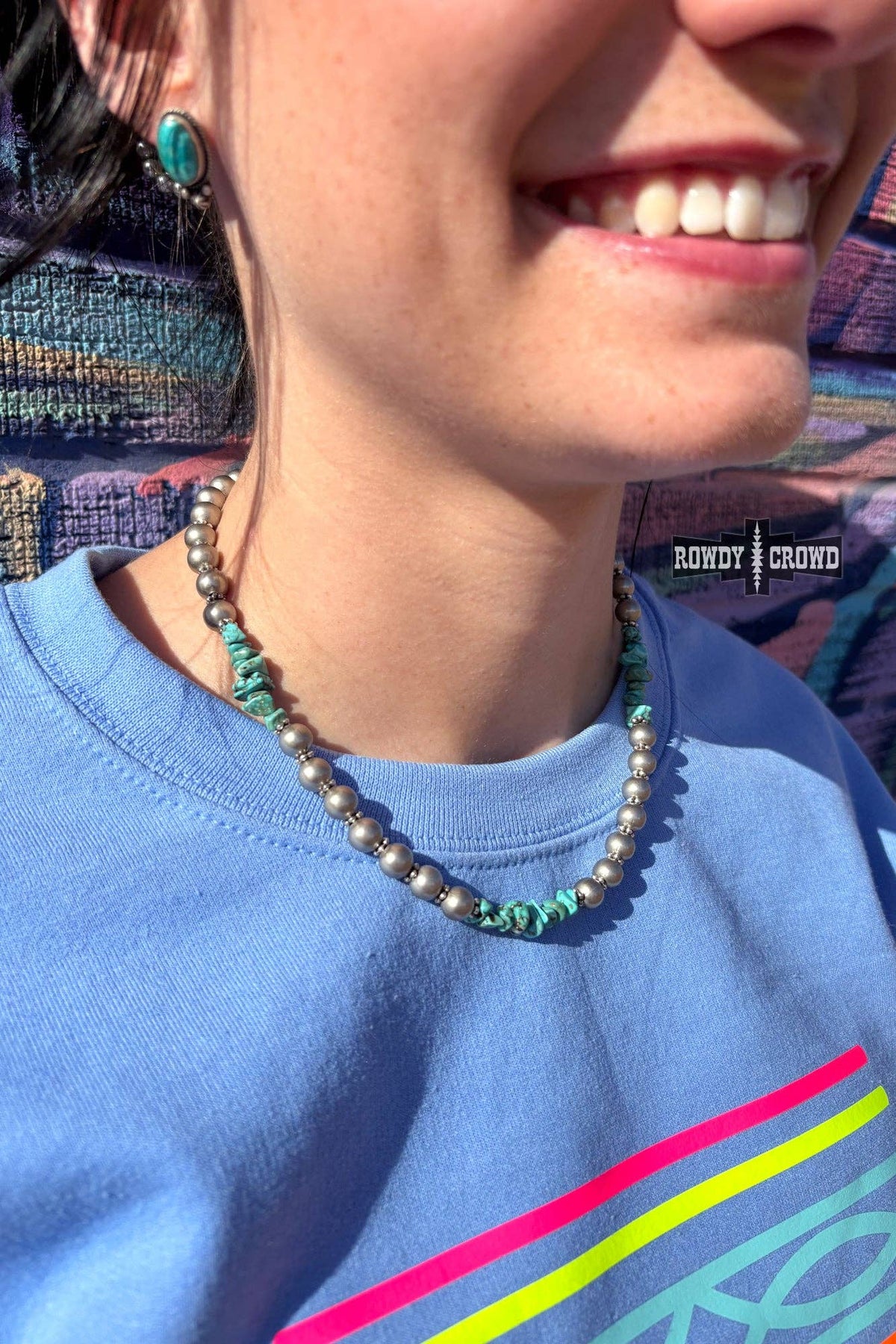 Rowdy Crowd Clothing - Born to Buck Necklace