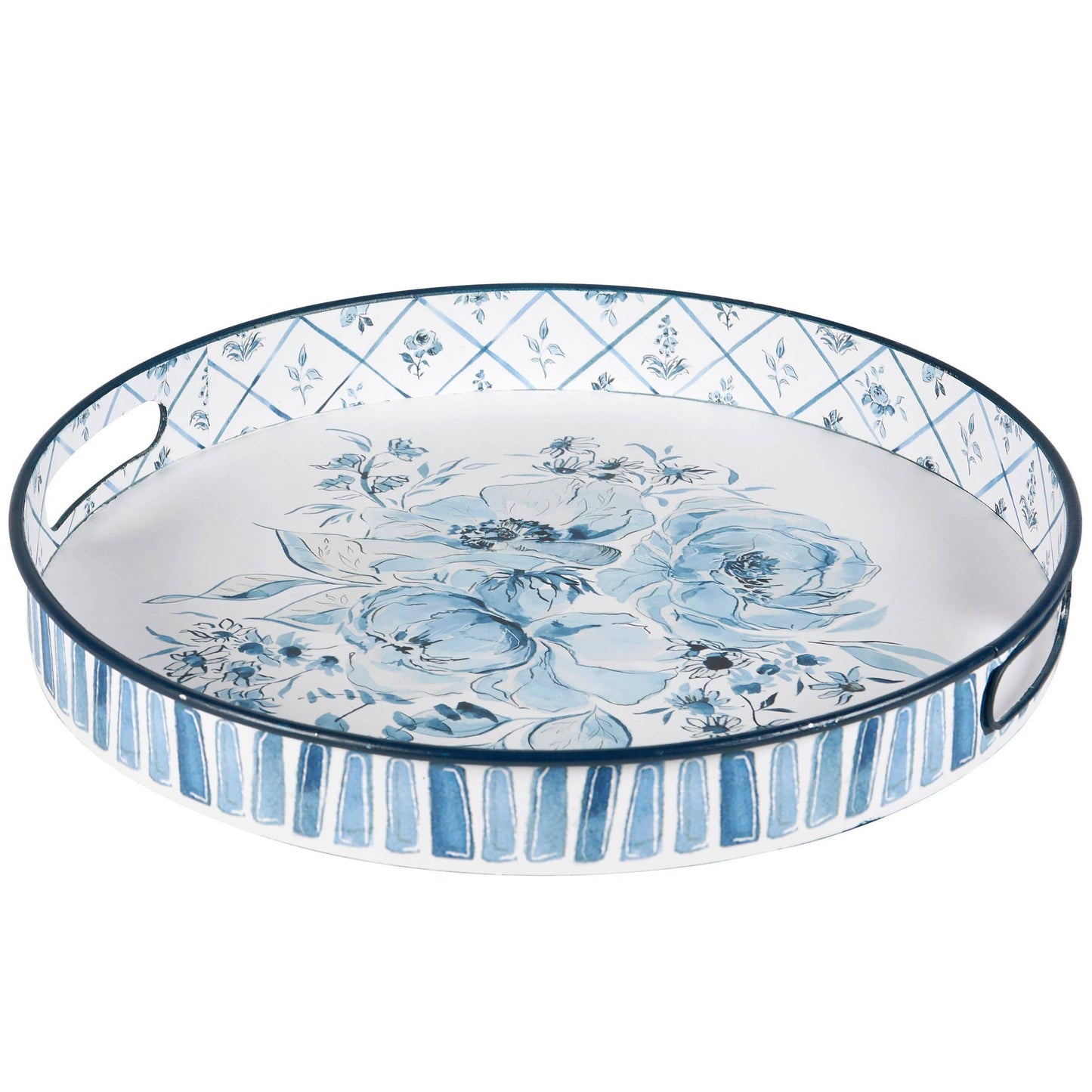 Primitives by Kathy - Blue Florals Tray