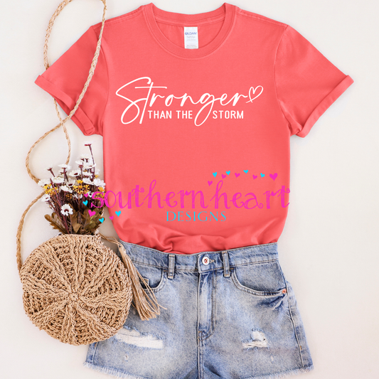 Southern Heart Designs - Stronger Than the Storm T Shirt
