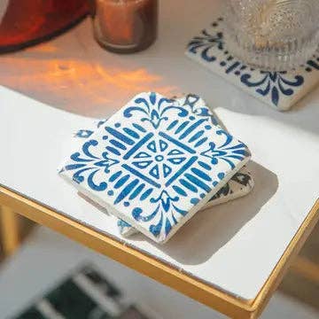 Vagabond Vintage - RESIN COASTERS-Set of 4
