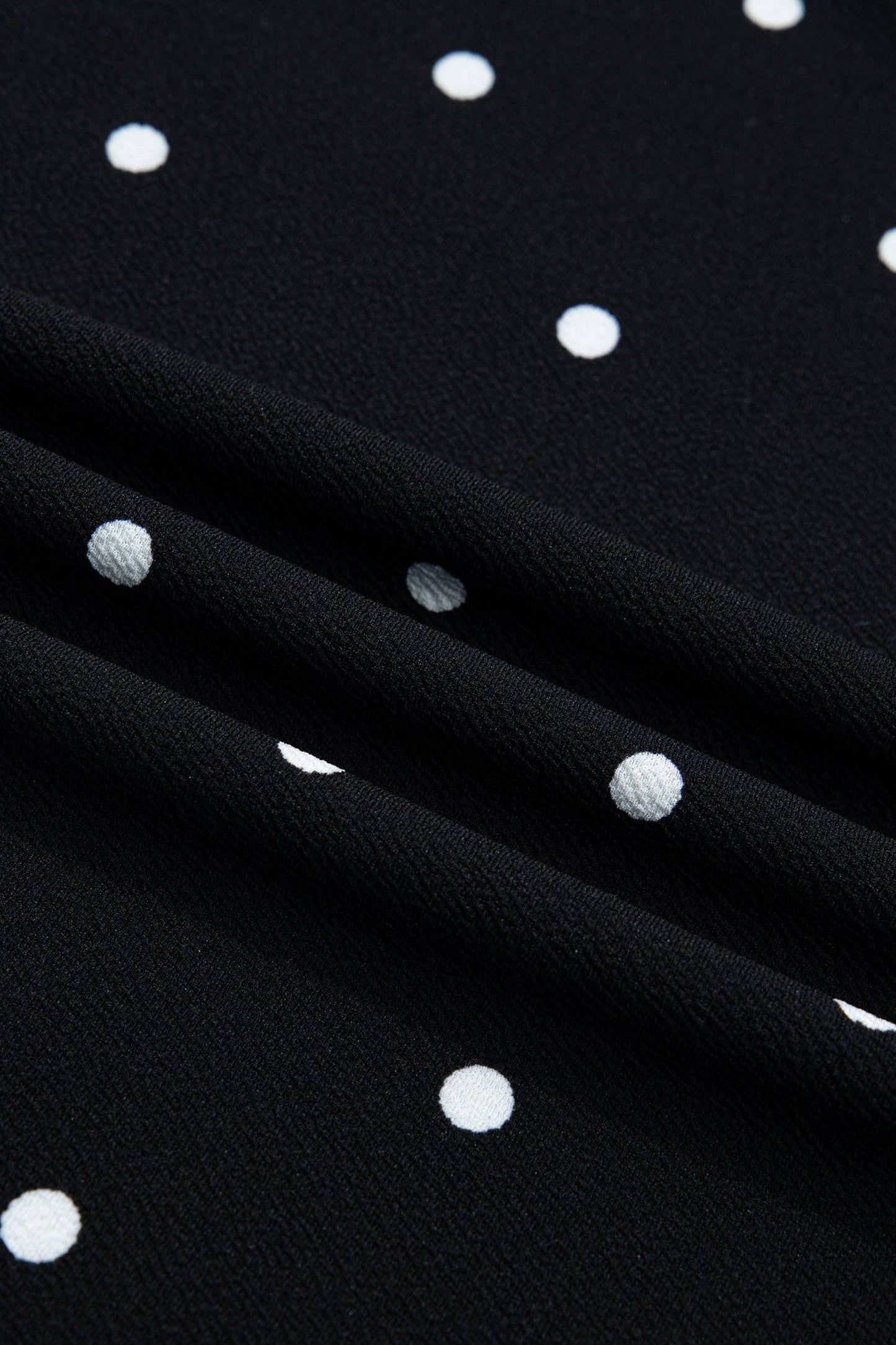 PRETTY BASH - PRETTY BASH Plus Size Polka Dot Scallop Hem T-Shirt